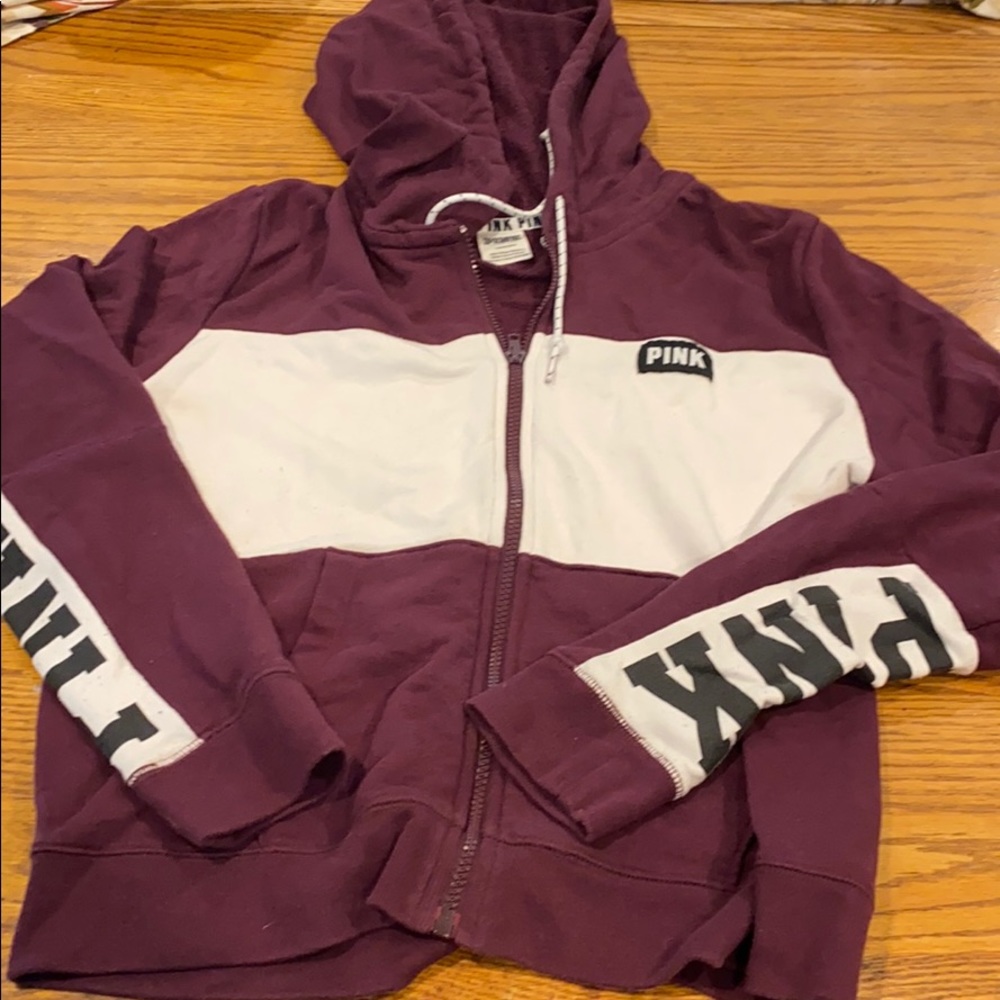 large pink jacket